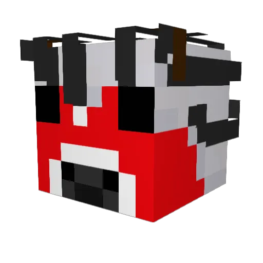 TheKidYJ Minecraft avatar head, 3D render