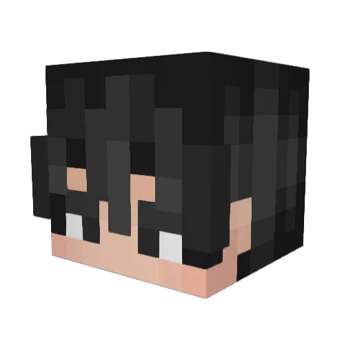 TheKiguiri Minecraft avatar head, 3D render