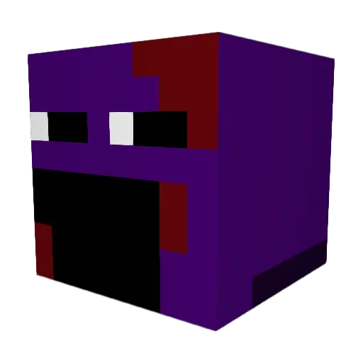 TheKillReaper Minecraft avatar head, 3D render