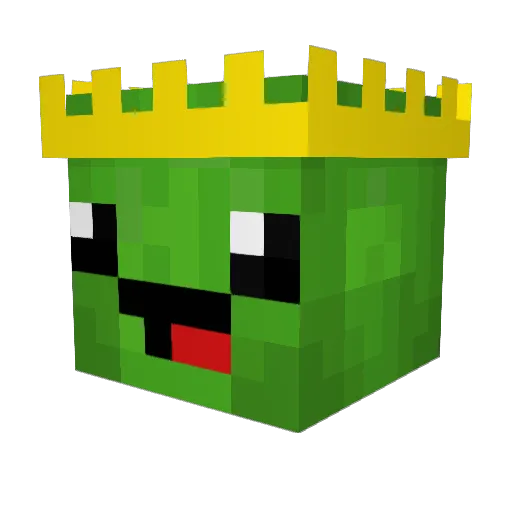 TheKillaRReptile Minecraft avatar head, 3D render