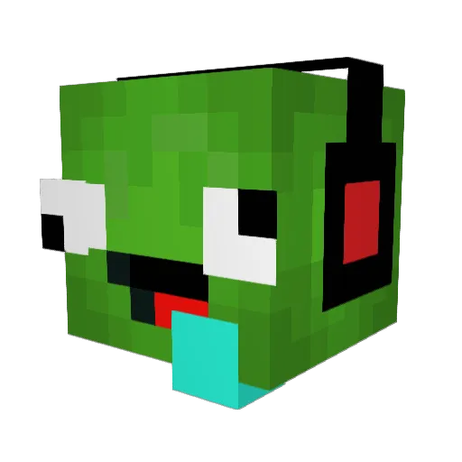 TheKiller898 Minecraft avatar head, 3D render
