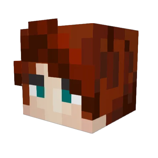 TheKillerBun Minecraft avatar head, 3D render