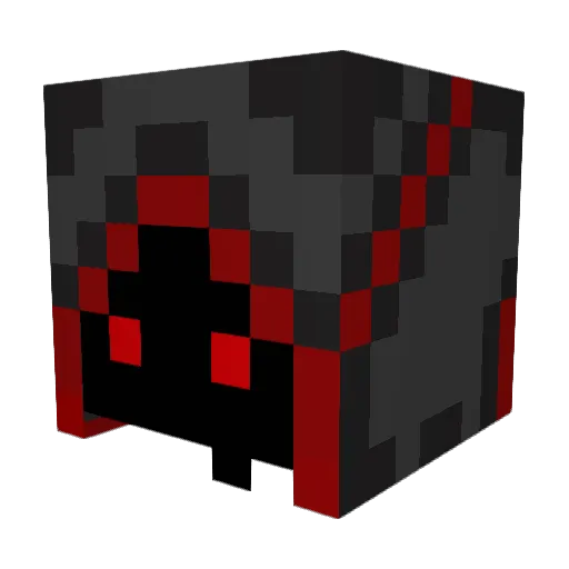 TheKillerInBlack Minecraft avatar head, 3D render