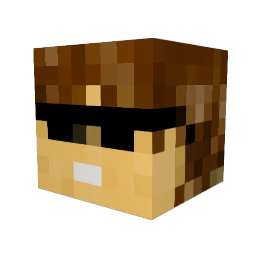 TheKillin6J0ke Minecraft avatar head, 3D render