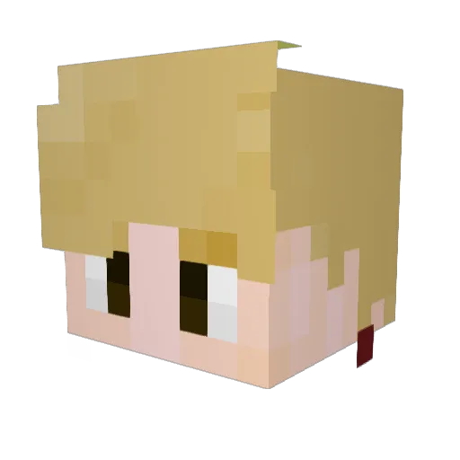 TheKilver9 Minecraft avatar head, 3D render