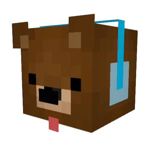 TheKingAnonymous Minecraft avatar head, 3D render