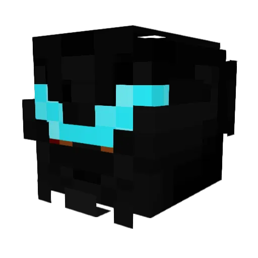 TheKingGK Minecraft avatar head, 3D render