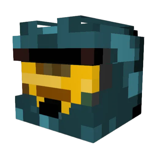 TheKingLouis Minecraft avatar head, 3D render