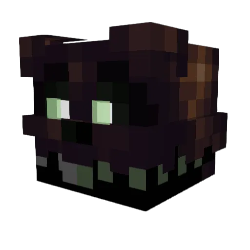 TheKingMaka Minecraft avatar head, 3D render