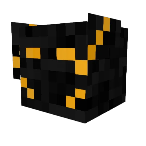TheKingOfOre Minecraft avatar head, 3D render