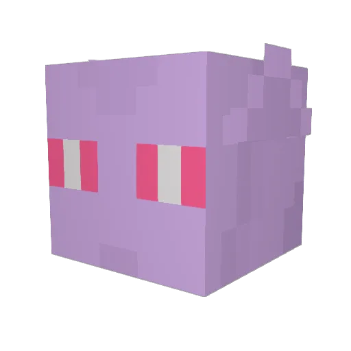 TheKingOfPizza Minecraft avatar head, 3D render