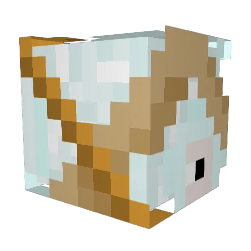 TheKingTsumTsum Minecraft avatar head, 3D render