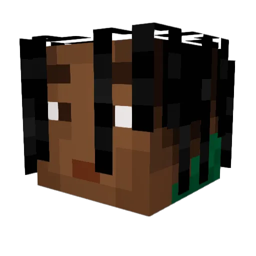 TheKingVaro Minecraft avatar head, 3D render