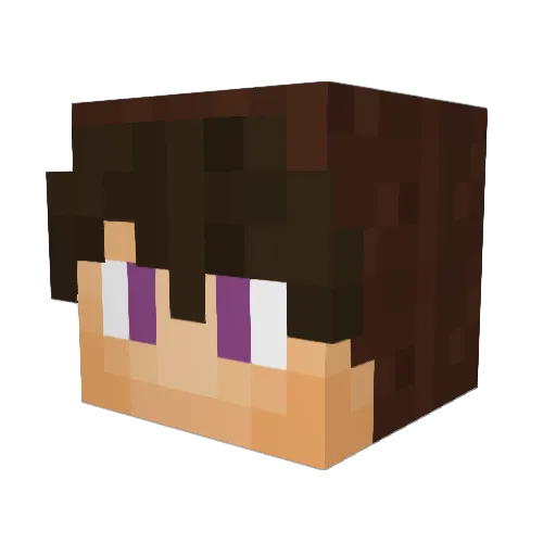 TheKing_Kronus Minecraft avatar head, 3D render