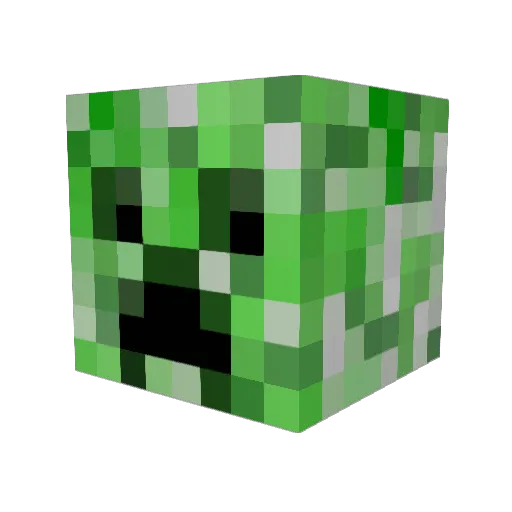 TheKingx7 Minecraft avatar head, 3D render