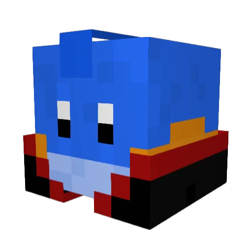 TheKip11 Minecraft avatar head, 3D render