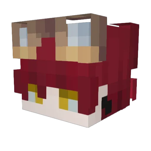 TheKirby011 Minecraft avatar head, 3D render