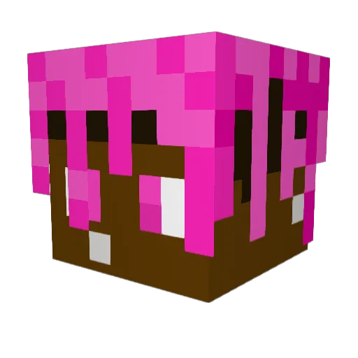 TheKirchi Minecraft avatar head, 3D render