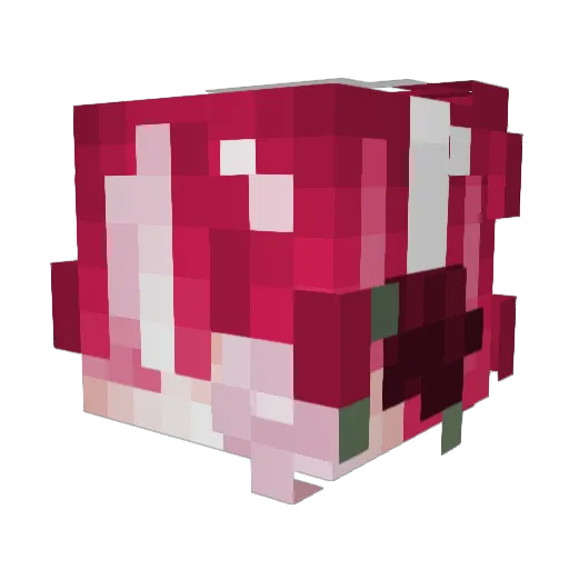 TheKiriuu Minecraft avatar head, 3D render