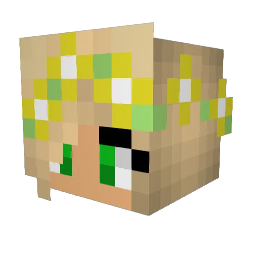 TheKite93 Minecraft avatar head, 3D render