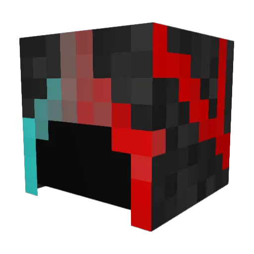 TheKnightMan5 Minecraft avatar head, 3D render