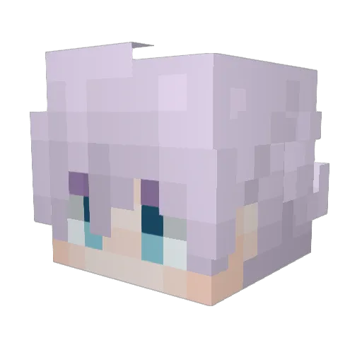 TheKongu Minecraft avatar head, 3D render