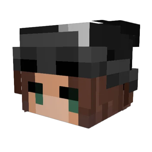 TheKoper Minecraft avatar head, 3D render