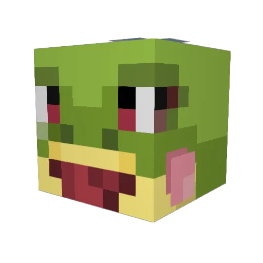 TheKotaGames Minecraft avatar head, 3D render