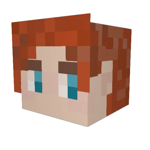 TheKreature Minecraft avatar head, 3D render