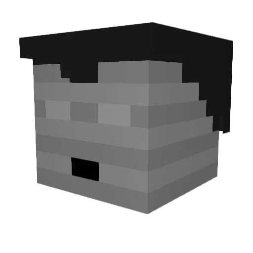 TheKreez Minecraft avatar head, 3D render