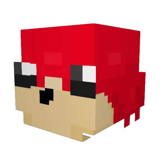 TheKrieg14 Minecraft avatar head, 3D render