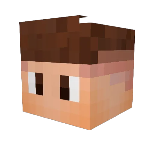 TheKrisRules Minecraft avatar head, 3D render