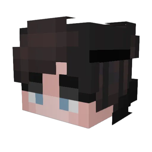 TheKrispi Minecraft avatar head, 3D render