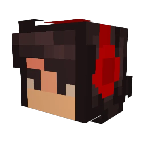 TheKubzScouts Minecraft avatar head, 3D render