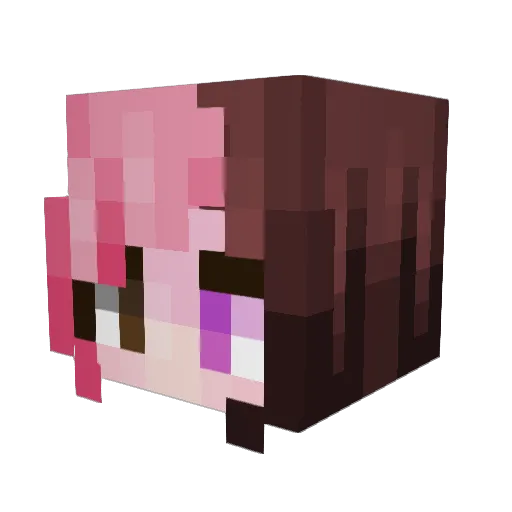 TheKulaq Minecraft avatar head, 3D render