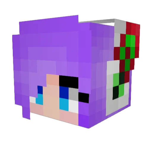 TheKumiho Minecraft avatar head, 3D render