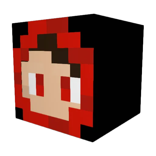 TheKyroMancer Minecraft avatar head, 3D render