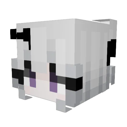 TheL1quid Minecraft avatar head, 3D render