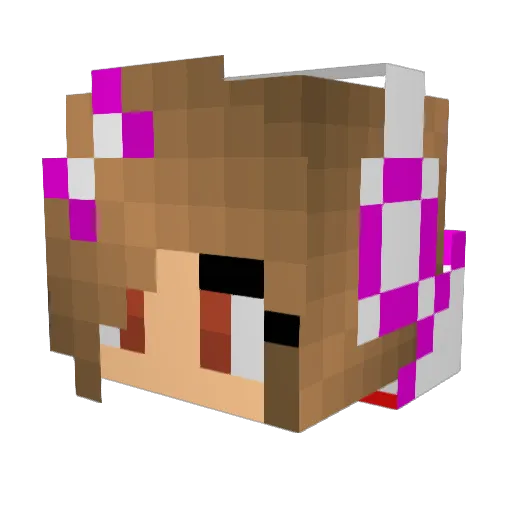 TheLGnome Minecraft avatar head, 3D render