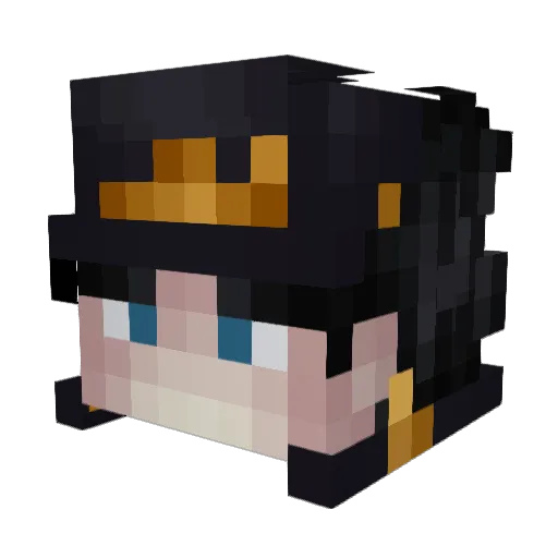 TheLINKinMC Minecraft avatar head, 3D render