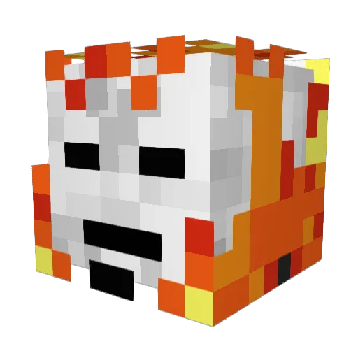 TheLTaker69 Minecraft avatar head, 3D render