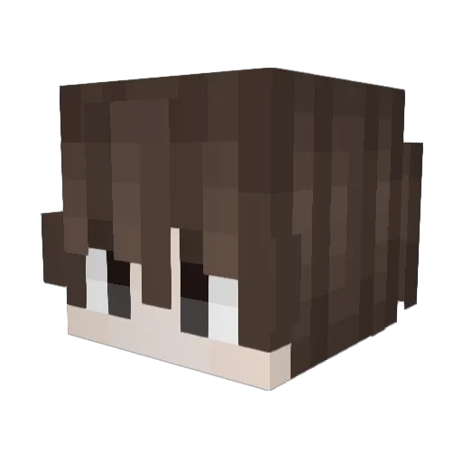 TheLUY_ Minecraft avatar head, 3D render