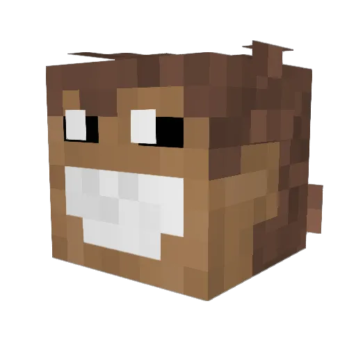 TheLabDoctor Minecraft avatar head, 3D render