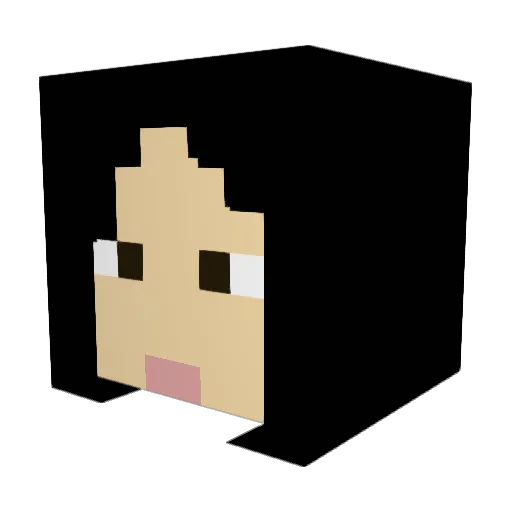 TheLastBrett Minecraft avatar head, 3D render