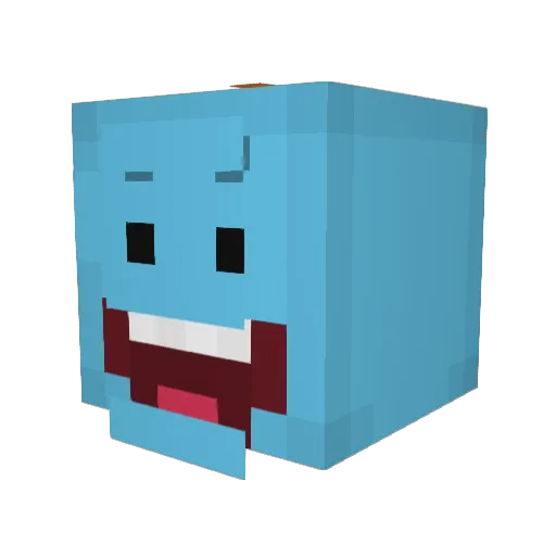 TheLastOne0001 Minecraft avatar head, 3D render