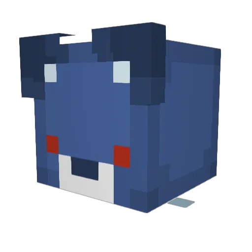 TheLastPetaeto Minecraft avatar head, 3D render