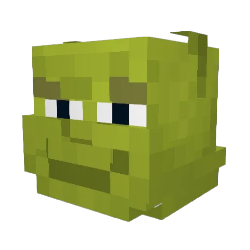 TheLastShrek Minecraft avatar head, 3D render