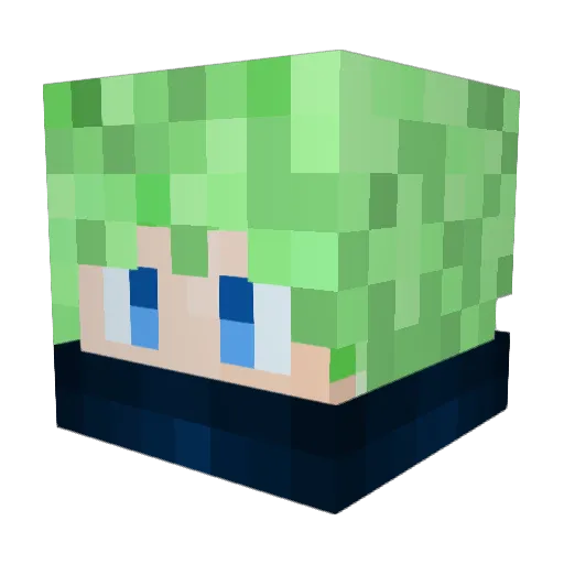 TheLawsOfJay Minecraft avatar head, 3D render