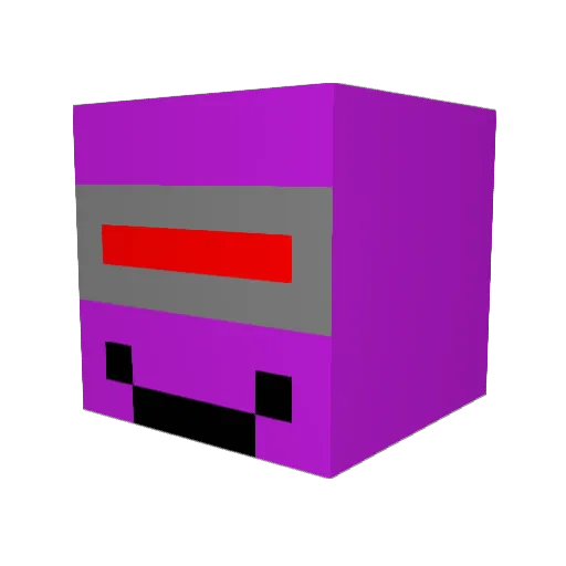 TheLazerBird Minecraft avatar head, 3D render