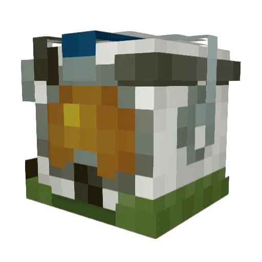 TheLaziestButter Minecraft avatar head, 3D render